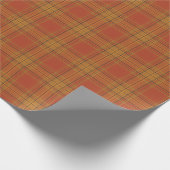 Cinnamon Pumpkin Autumn Pset Wrapping Paper Cadeaupapier (Hoek)