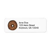Cinnamon Raisin Bagel Bagels Breakfast Labels (Voorkant)