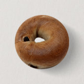 Cinnamon Raisin Bagel Pinback Button (Voorkant)
