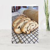 Cinnamon Raisin Bread Bedankkaart (Voorkant)