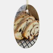 Cinnamon Raisin Bread Keramisch Ornament (Rechts)