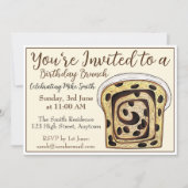 Cinnamon Raisin Bread Loaf Brunch Breakfast Toast Kaart (Voorkant)