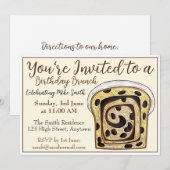 Cinnamon Raisin Bread Loaf Brunch Breakfast Toast Kaart (Voorkant / Achterkant)