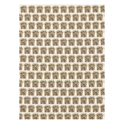 Cinnamon Raisin Bread Loaf Brunch Breakfast Toast Tafelkleed (Voorkant)