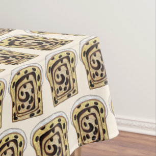 Cinnamon Raisin Bread Loaf Brunch Breakfast Toast Tafelkleed