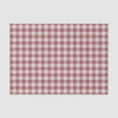 Cinnamon Red Gingham Pset Tissue Paper Tissuepapier (Voorkant)