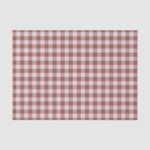 Cinnamon Red Gingham Pset Tissue Paper Tissuepapier