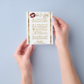 Cinnamon Red Glitter 💋 Instructies 2 Flyer (Hand)