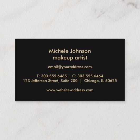 Cinnamon Red Glitter Lips 💋 Loyalty op Black (Achterkant)