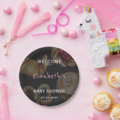 Cinnamon Roll Baby Shower Papieren Bordje (Feest)