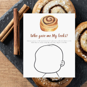 Cinnamon roll baby shower - Wie gaf me mijn uiterl