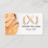 Cinnamon Roll | Baker | Restaurant Visitekaartje (Voorkant)