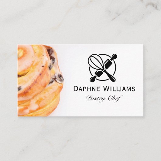 Cinnamon Roll | Baking Tools Visitekaartje (Voorkant)
