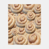 Cinnamon Roll Bliss Fleece Deken (Voorkant)