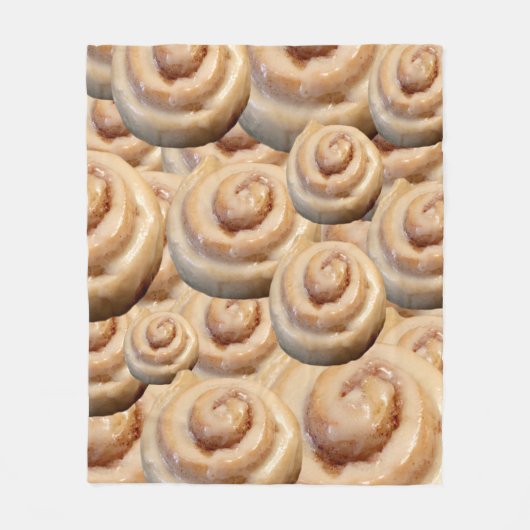 Cinnamon Roll Bliss Fleece Deken (Voorkant)