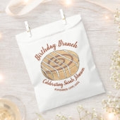 Cinnamon Roll Bun Pastry Birthday Party Brunch Bedankzakje (Geknipt)