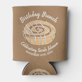 Cinnamon Roll Bun Pastry Birthday Party Brunch Blikjeskoeler