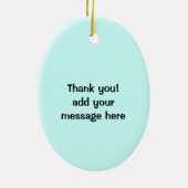 Cinnamon Roll Bun pastry gooey sugar swirl Danish Keramisch Ornament (Achterkant)