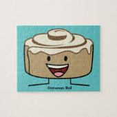 Cinnamon Roll Bun pastry gooey sugar swirl Danish Legpuzzel (Horizontaal)