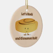 Cinnamon Roll Character | Versiering Keramisch Ornament (Rechts)