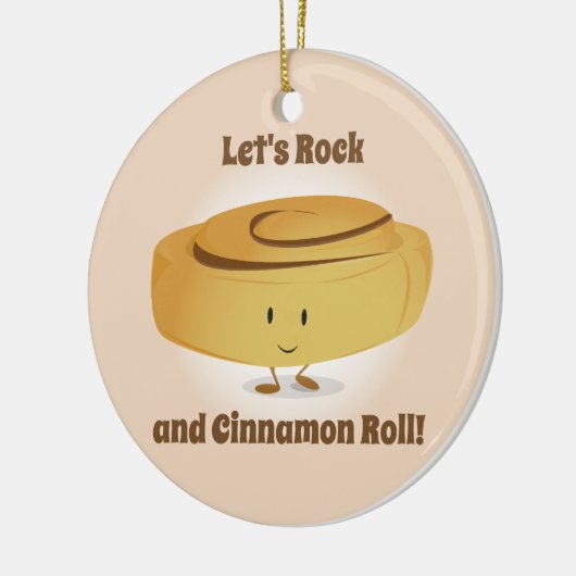 Cinnamon Roll Character | Versiering Keramisch Ornament (Links)