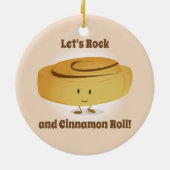 Cinnamon Roll Character | Versiering Keramisch Ornament (Achterkant)