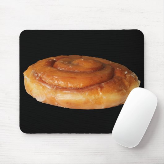 Cinnamon Roll Donut Mousepad Muismat (Met muis)