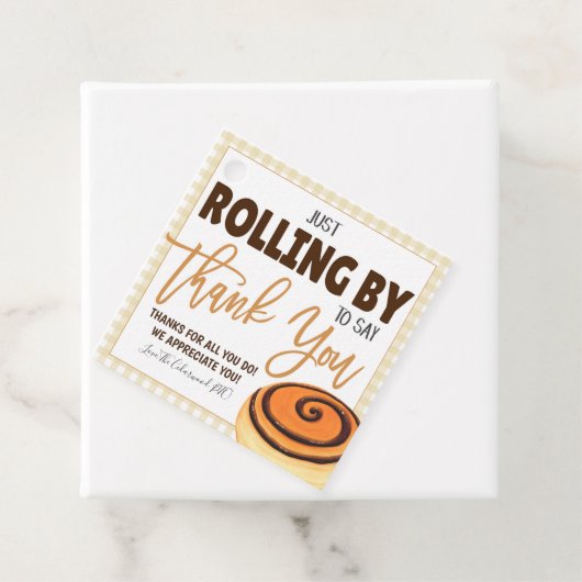 Cinnamon Roll Gift Label (In situ)