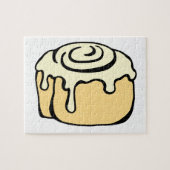 Cinnamon Roll Honey Bun Cartoon Design Legpuzzel (Horizontaal)