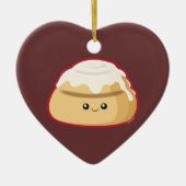 Cinnamon Roll Keramisch Ornament (Voorkant)