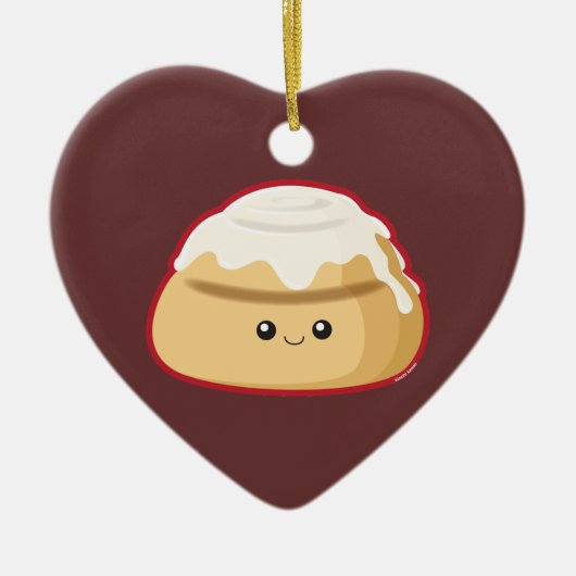 Cinnamon Roll Keramisch Ornament (Voorkant)
