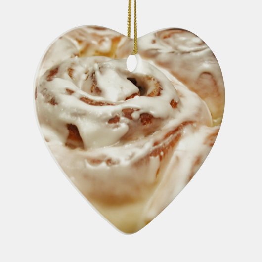 Cinnamon Roll Keramisch Ornament (Rechts)