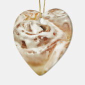 Cinnamon Roll Keramisch Ornament (Links)