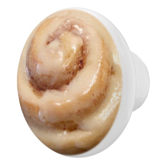 Cinnamon Roll Keramische Knop (Rechts)