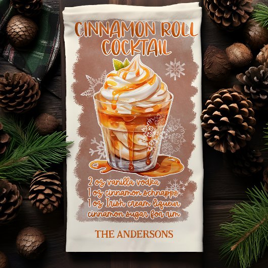 Cinnamon Roll Kerstcocktailrecept Op Maat Theedoek
