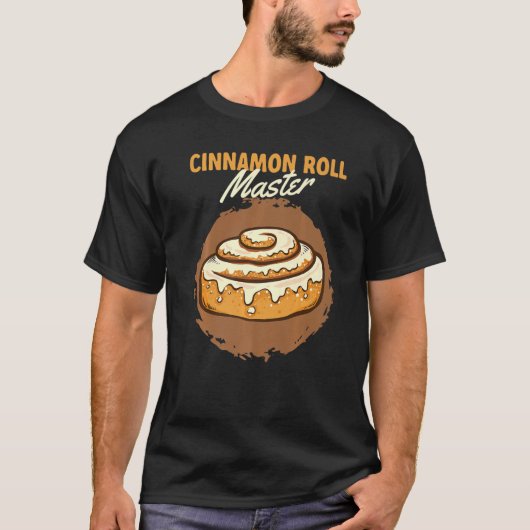 Cinnamon Roll Master Cinnamon Roll Baking Premium T-shirt (Voorkant)