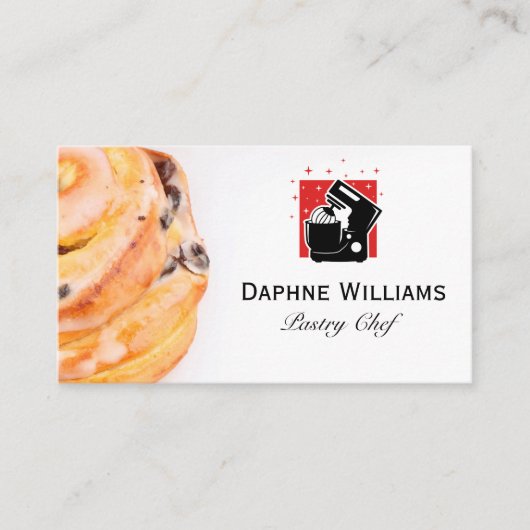 Cinnamon Roll | Mengmachine Visitekaartje (Voorkant)