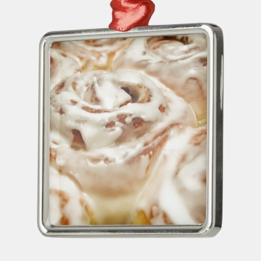 Cinnamon Roll Metalen Ornament (Links)