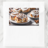 Cinnamon Roll Rechthoekige Sticker (Tas)
