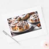 Cinnamon Roll Rechthoekige Sticker (Envelop)