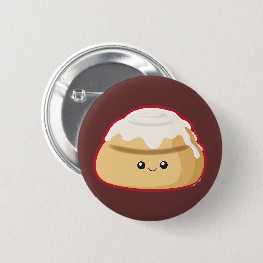 Cinnamon Roll Ronde Button 5,7 Cm (Voorkant /achterkant)