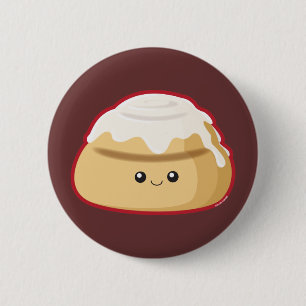 Cinnamon Roll Ronde Button 5,7 Cm