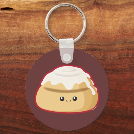 Cinnamon Roll Sleutelhanger (Voorkant)
