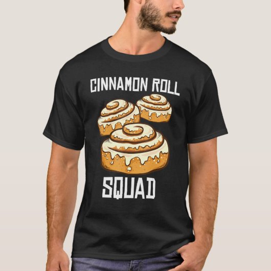 Cinnamon ROll Squad Cinnamon Roll Baking T-shirt (Voorkant)