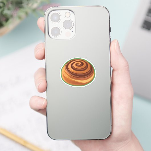 Cinnamon Roll Sticker (Telefoon)