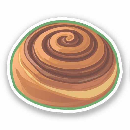 Cinnamon Roll Sticker (Voorkant)