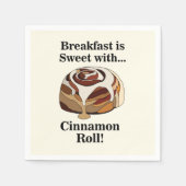 Cinnamon Roll Sweet Bun Party Servet (Voorkant)