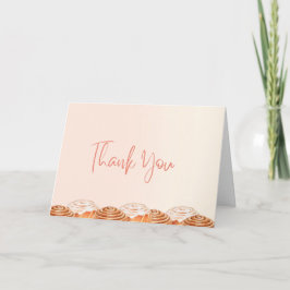 Cinnamon Roll Thank You Card – Sweet Pastry Bedankkaart