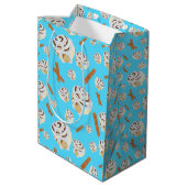 Cinnamon Rolls and Sticks Gift Bag Medium Cadeauzakje (Achterkant Gekanteld)