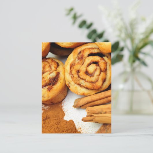 Cinnamon Rolls Briefkaart (Staand voorkant)
